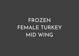 FROZEN FEMALE TURKEY MID WING