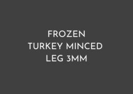FROZEN TURKEY MINCED LEG 3MM
