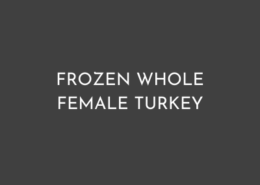 FROZEN WHOLE FEMALE TURKEY