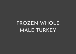 FROZEN WHOLE MALE TURKEY